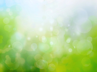 Obraz premium landschaft lichter abstrakt