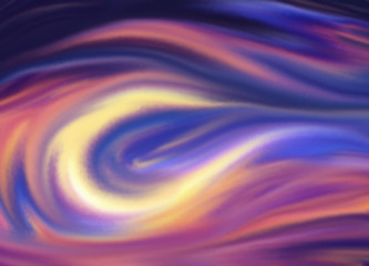 Fototapeta premium Digital painted texture background. Abstract beautiful illustrat