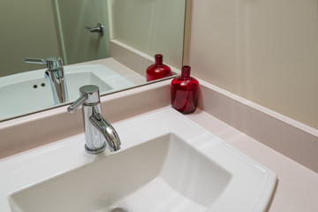 Fragment of a luxury bathroom