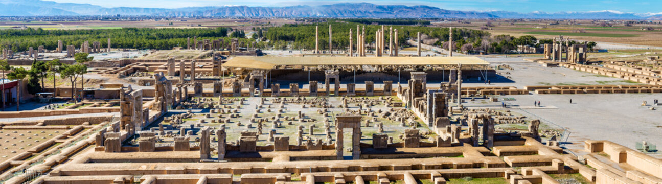 View on Persepolis from the Tomb of Artaxerxes III