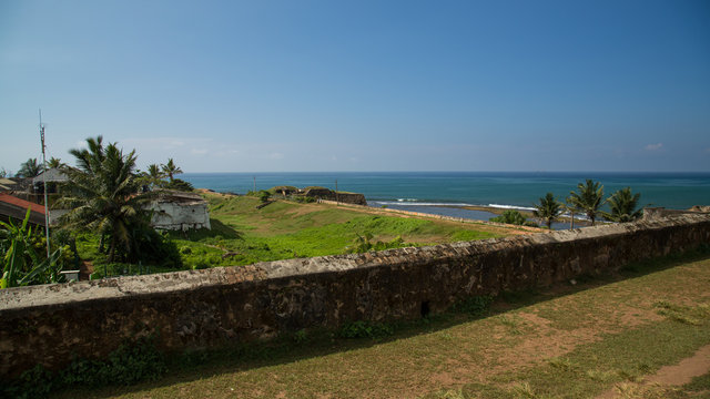 Sea view from city wall