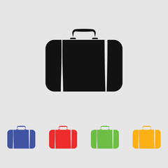 Travel bag icon