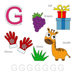Pictures for letter G