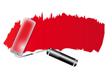 Farbrolle - Rot