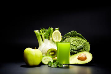 healthy vegetable juices for refreshment and as an antioxidant 