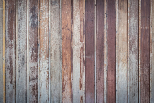 Wooden wall for texture and background
