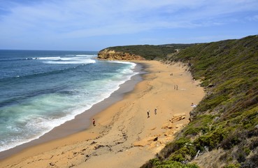 Fototapeta na wymiar The famous surf beach Bells Beach, Australia