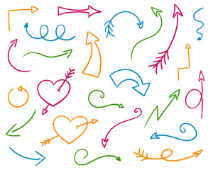 Vector Illustration of Hand Drawn Design Elements