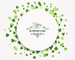 Vector Illustration of a Saint Patrick's Day Design