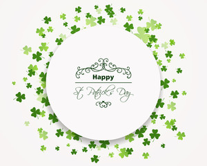 Vector Illustration of a Saint Patrick's Day Design