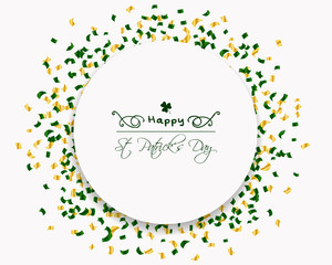 Vector Illustration of a Saint Patrick's Day Design