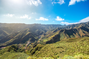Naklejka premium Mountains on La Gomera island