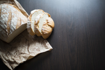 bread on the table