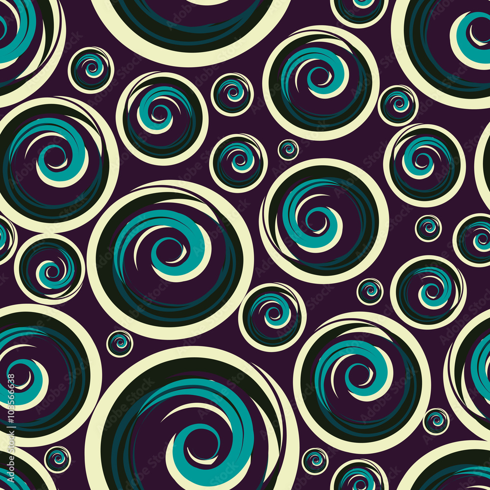 Poster retro seamless pattern