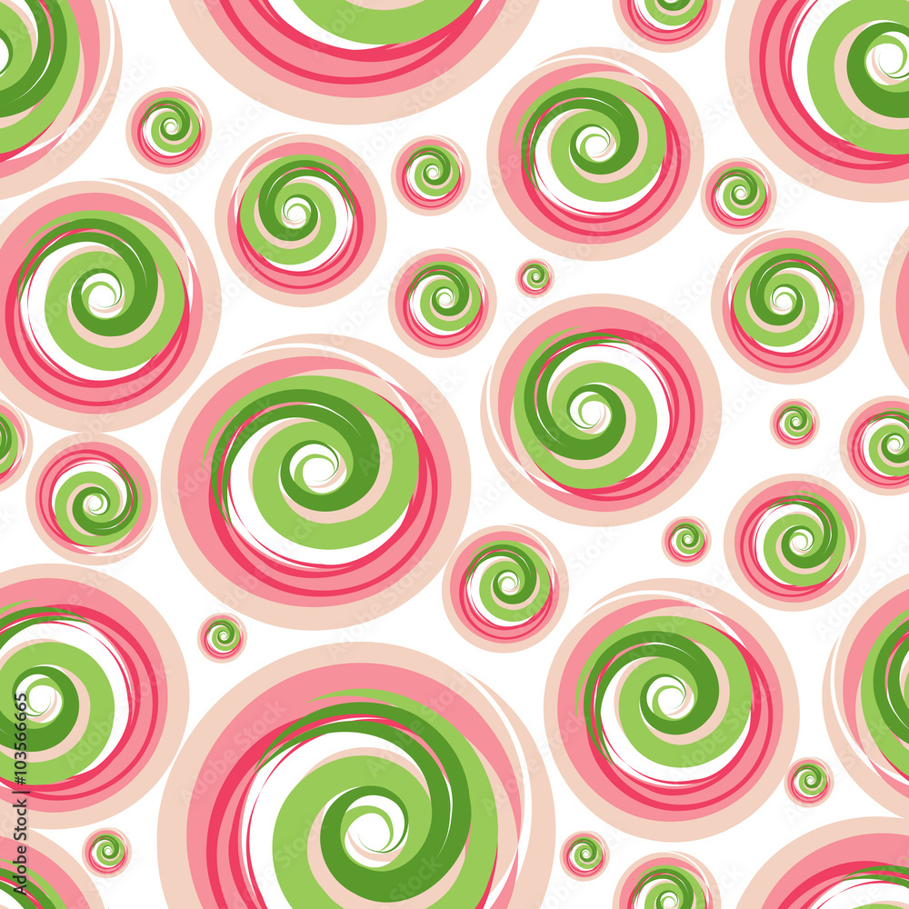 Poster retro seamless pattern