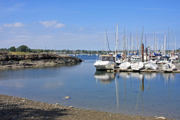 Fototapeta na wymiar Oak Bay Marina, Vancouver Island