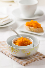 Carrot jam for breakfast