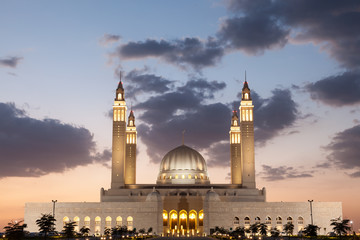Grand Mosque in Nizwa, Oman - obrazy, fototapety, plakaty