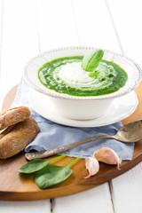 Spinach soup