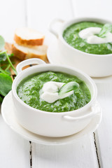 Spinach soup