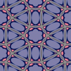 Kaleidoscopic abstract seamless generated texture