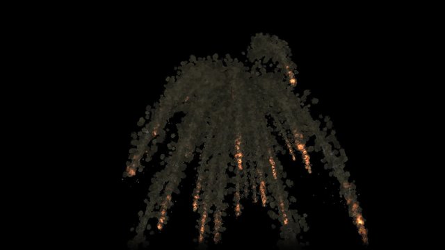 Большой взрыв, анимация с альфа каналом