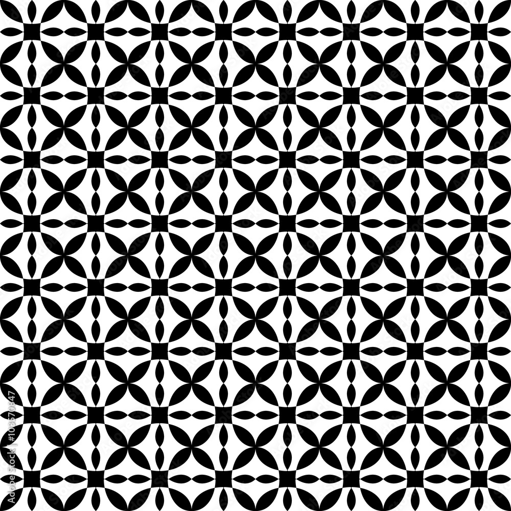 Poster vector seamless pattern. modern stylish texture. repeating geometric tiles.