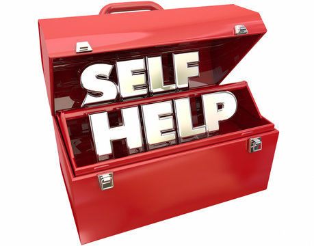 Self Help Improvement Toolbox Resources Advice 3d Words