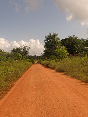 Fototapeta na wymiar Route des Kampoe, Guyane