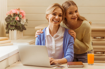 Mother and daughter