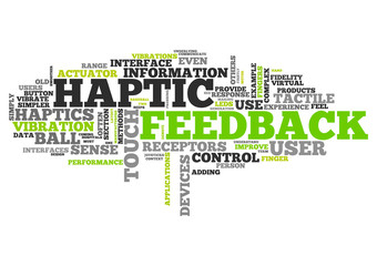 Word Cloud Haptic Feedback
