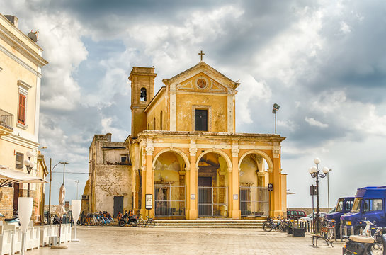 The Madonna del Canneto sanctuary in Gallipoli, Italy