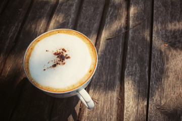 Cappuccino coffee