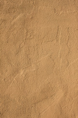 Decorative plaster on the wall