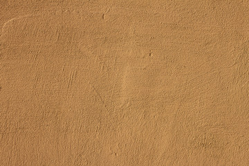 Decorative plaster on the wall
