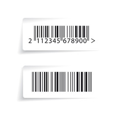 Barcode label vector