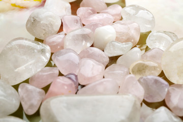 Semiprecious stones closeup