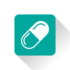 medical pill vector icon
