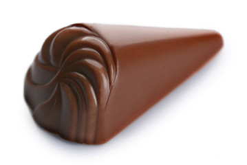 Chocolate candy, isolated on white