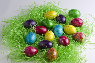 Colorful Easter eggs 
