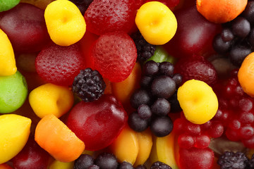 Fruit candy background