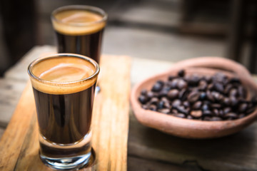 Double shot Espresso Coffee