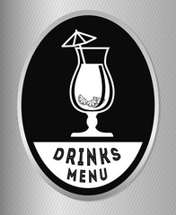 Drinks icon design 