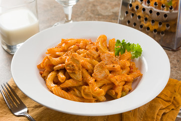 Spicy Chicken Torchietti