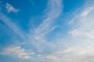 Fototapeta na wymiar clouds in the blue sky