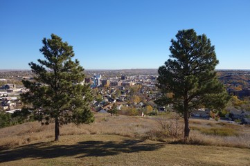 The town of Rapid City, South Dakota