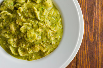 Orecchiette Avocado Pasta