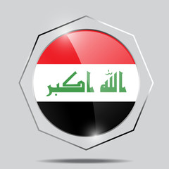 Button Flag of Iraq