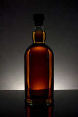 Scotch Whisky Bottle on Black