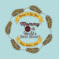 happy mothers day design 